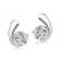Boucles d&#39;oreilles en forme de lune en argent 925 pour femme